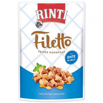 Kapsička RINTI Filetto kuře + kachna v želé - 100g