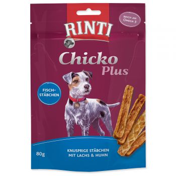 Pochoutka RINTI Extra Chicko Plus losos + kuře - 80g