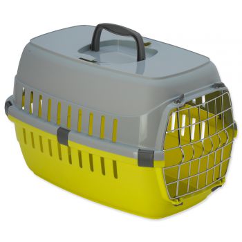 Přepravka DOG FANTASY Carrier žlutá 48,5 cm