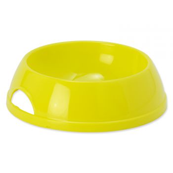 Miska DOG FANTASY plastová žlutá 17,9 cm - 470ml