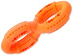 Hračka DOG FANTASY FTPR osmička na pamlsky oranžová 19 cm