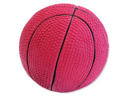 Hračka DOG FANTASY Latex basketball míč se zvukem 7,5 cm