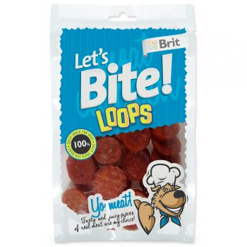 Snack BRIT Dog Let’s Bite Loops - 80g