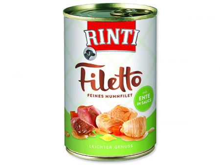 Konzerva RINTI Filetto kuře + kachna ve šťávě - 420g