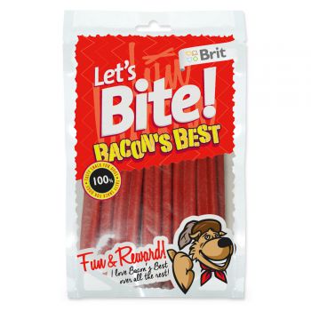 Snack BRIT Dog Let’s Bite Bacon’s Best - 105g