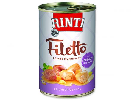 Konzerva RINTI Filetto kuře + šunka ve šťávě - 420g