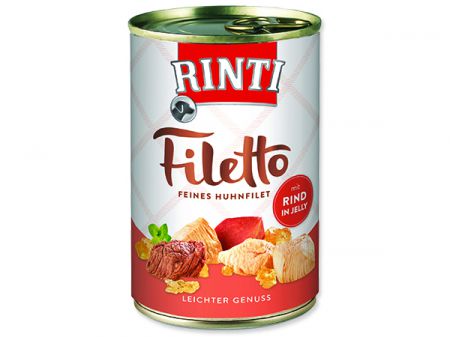 Konzerva RINTI Filetto kuře + hovězí v želé - 420g