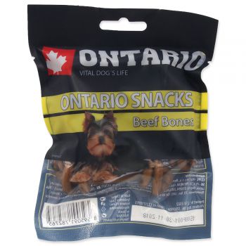 Snack ONTARIO Dog Rawhide Bone 7,5 cm