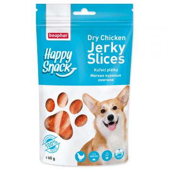 Pochoutka BEAPHAR Happy Snack Dog kuřecí plátky - 60g