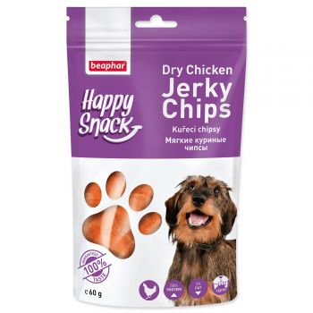 Pochoutka BEAPHAR Happy Snack Dog kuřecí chipsy - 60g