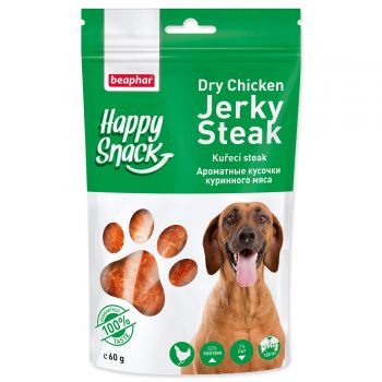 Pochoutka BEAPHAR Happy Snack Dog kuřecí steak - 60g
