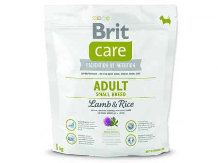 BRIT Care Dog Adult Small Breed Lamb & Rice - 1kg