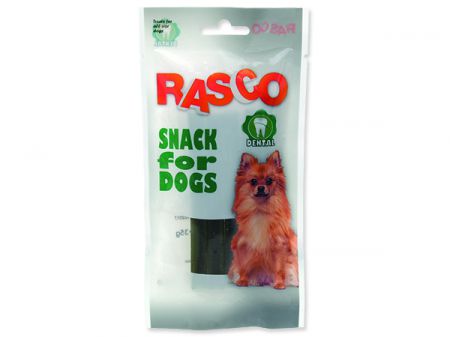 Pochoutka RASCO Dog Dental kříž s chrolofylem - 35g