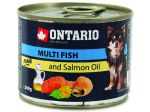 Konzerva ONTARIO Dog Mini Multi Fish and Salmon Oil - 200g