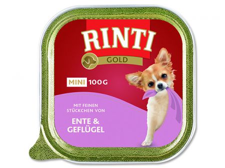 Vanička RINTI Gold Mini kachna + drůbež - 100g