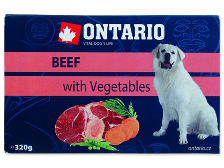 Vanička ONTARIO Dog Beef with Vegetable - 320g