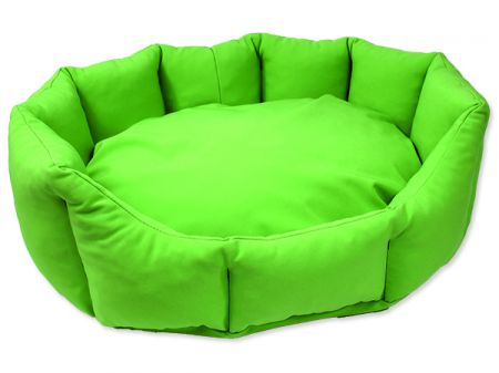 Pelíšek DOG FANTASY Koruna softshell zelený 70 cm