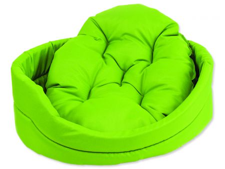 Pelíšek DOG FANTASY ovál s polštářem zelený 60 cm