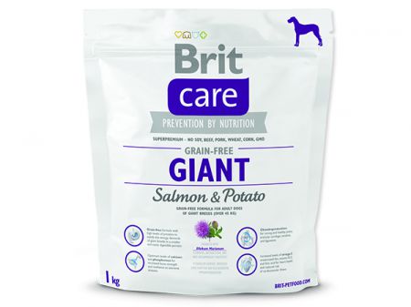 BRIT Care Grain-free Dog Giant Salmon & Potato - 1kg