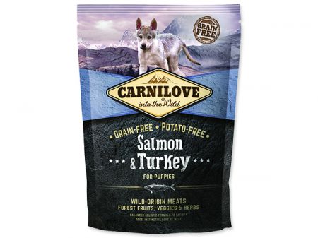 CARNILOVE Salmon & Turkey for Puppies - 1,5kg