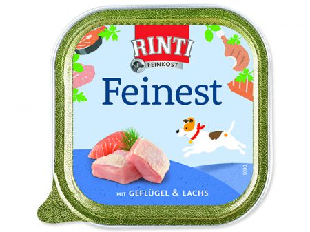 Vanička RINTI Feinest drůbež + losos - 150g