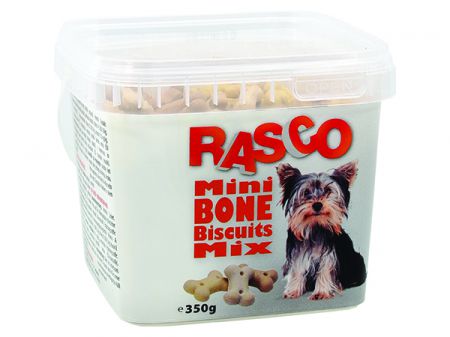 Sušenky RASCO Dog mikro kosti mix - 350g