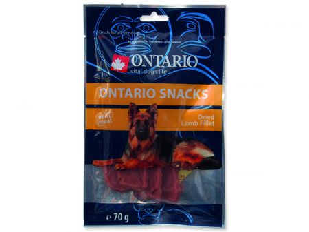 Snack ONTARIO Dog Dry Lamb Fillet - 70g