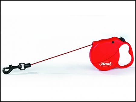 Vodítko FLEXI Mini 3 červené - 3 m