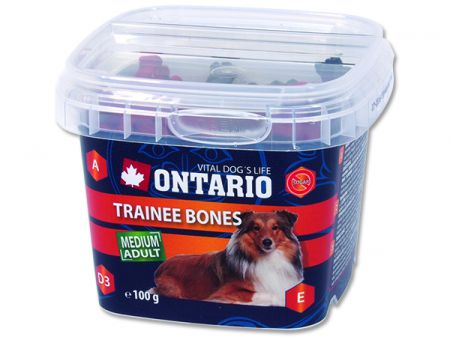 Snack ONTARIO Dog Trainee Bones - 100g