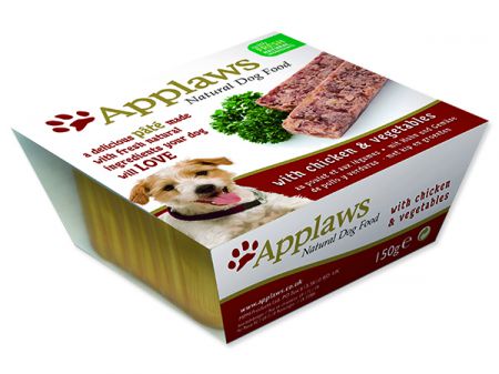 Paštika APPLAWS Dog Pate with Chicken & Vegetables - 150g