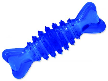 Hračka DOG FANTASY kost gumová modrá 12 cm