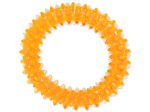 Hračka DOG FANTASY kroužek vroubkovaný oranžový 7 cm