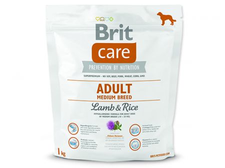 BRIT Care Dog Adult Medium Breed Lamb & Rice - 1kg