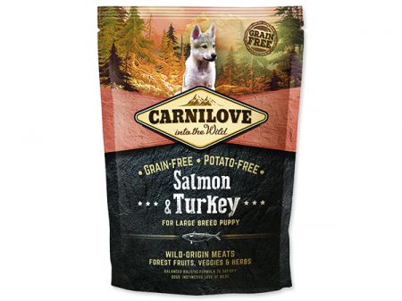 CARNILOVE Salmon & Turkey for Large Breed Puppy - 1,5kg