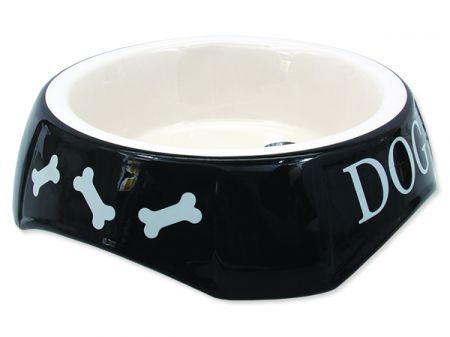 Miska DOG FANTASY potisk Dog černá 22,5 cm