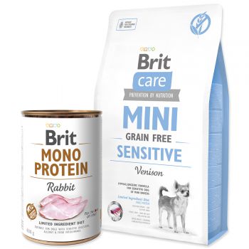BRIT Care Dog Mini Grain Free Sensitive + ZDARMA konzerva - 2,4kg