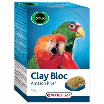 Jílový blok VERSELE-LAGA Clay Bloc Amazon River pro větší papoušky - 550g