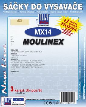 Filtr do vysavače Jolly MX 14 (3+1ks) pro MOULINEX