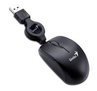 myš MicroTraveler, černá, USB