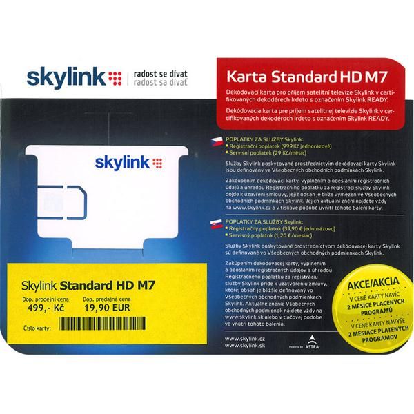 SkyLink Karta Skylink Standart HD M7 (IR)