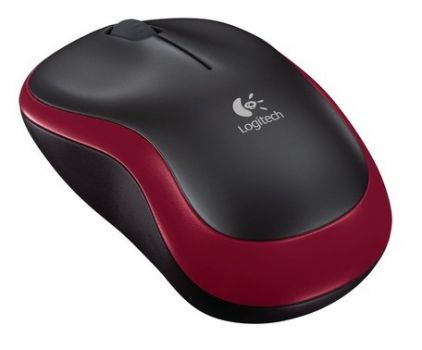 Wireless Mouse M185 nano, red