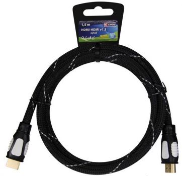 HDMI + Ethernet 1,5 m Nylon Eco, SL0301