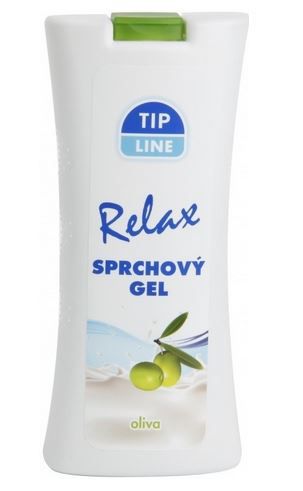 Tipline Relax sprchový gel - oliva 500ml