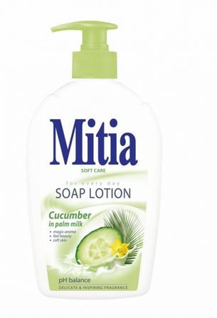 Mitia tekuté mýdlo - Cucumber in palm milk 500ml